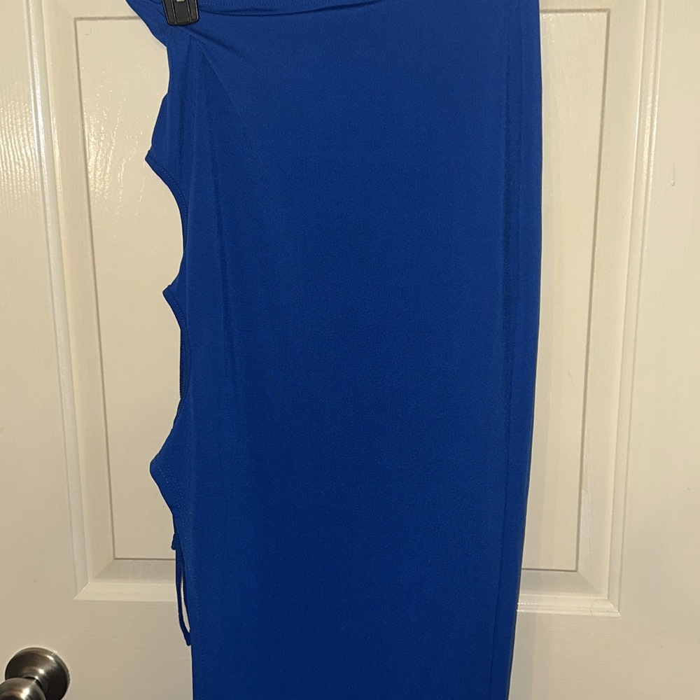 SHEIN Blue Asymmetrical Skirt